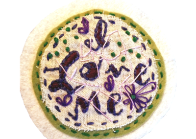 Image of patch by EmbroidahBoi titled "I Love Me"
